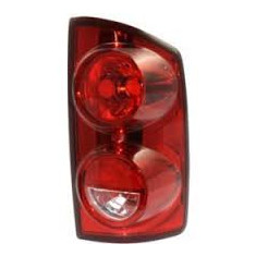 Stop spate lampa Dodge Ram, 01.2006-08.2008, spate, omologare SAE, fara suport bec, tip USA, 55277302AB; 55277302AC, Dreapta