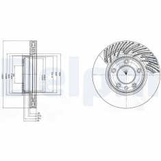 DELPHI BG9949 Disc frana