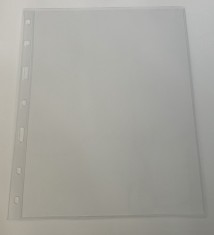 Foi transparente LUX pentru o bancnotă 1C &ndash; 185x252 mm , 10 buc &ndash; format OPTIMA