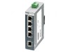 Switch Ethernet neadministrabil cu 5 porturi - 12&divide;48VDC