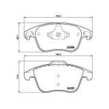 Placute frana Citroen C4 Grand Picasso I (Ua), C4 Picasso I (Mpv) (Ud), C4 Sedan (Nc), Ds4 (Nx), Ds5; Ds Ds 4 / Ds 4 Crossback (Nx), Ds 5 (Kf); Peuge, BREMBO