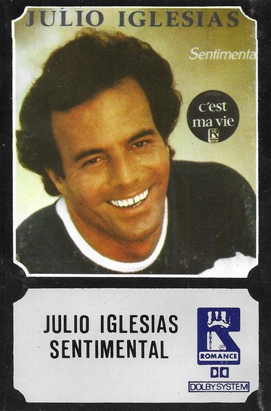 Casetă audio Julio Iglesias &ndash; Sentimental, originală