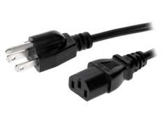 Cablu Alimentare 1.5m Negru IEC C13 la NEMA 5-15