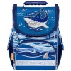 Ghiozdan Herlitz Nature Quest Shark Life, Neechipat, Ergonomic, 35 cm, 780g, Reflectorizant, Clasa Primara