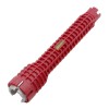 Cheie pentru conducte de apa, FMK&reg;, multifunctionala, ABS, instalare chuveta, 26x5.2 cm, Rosu