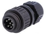 Conector circular IP67 cu 7 pini pe cablu