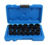 Set 13 Extractoare Șuruburi Rupte/Prezoane, Impact, 3/8&quot;, Dimensiuni 8-19mm, 1/4-11/16&quot;