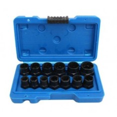 Extractoare suruburi rupte ,extractoare prezoane ,13 piese 3/8