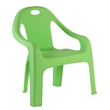Scaun copii Lucky, pentru gradina, plastic, verde, 51.5 x 46.5 x 37.5 cm