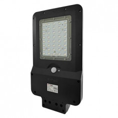 CORP ILUMINAT STRADAL LED SOLAR 15W 6400K ALB RECE foto