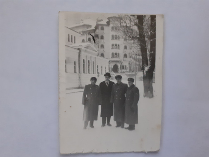 Fotografie din 1960 cu Hotel Cerna din Herculane județul Caraș Severin
