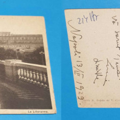 Carte Postala veche circulata anul 1929- corespondenta Napoli - Galati