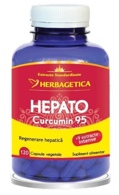HEPATO+ CURCUMIN&amp;#039;95 120cps HERBAGETICA foto