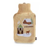 Recipient apa calda model Craciun textil multicolor Pl cm 20 x 33 H, 1.5 L