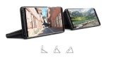 Husa Clear View Standing Samsung Galaxy S9, Protectie Completa, Neagra