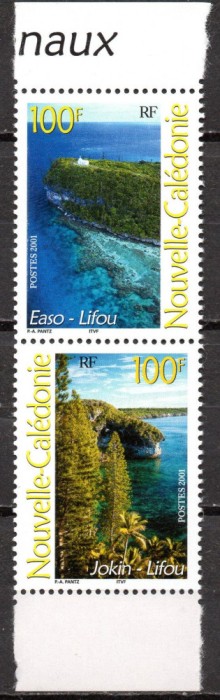 NOUA CALEDONIE 2001, Peisaje, serie neuzată, MNH