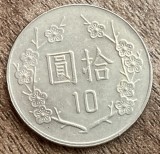 C50 - Moneda foarte veche - Taiwan - 10 dolari