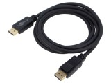 Cablu DisplayPort Goobay 2m negru, mufă DisplayPort, compatibil 4K și 8K