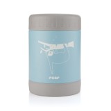 Cutie termica pentru mancare, otel inoxidabil vidat, 300 ml, albastra, Reer ColourDesign 90423 Children SafetyCare
