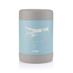 Cutie termica pentru mancare, otel inoxidabil vidat, 300 ml, albastra, Reer ColourDesign 90423 Children SafetyCare