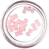 Cumpara ieftin Decorațiuni fimo tăiate - funde, roz-alb, INGINAILS