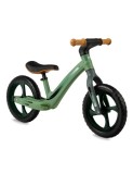 Bicicleta Copii Fara Pedale Momi Mizo Khaki, Usoara 2.3kg, Roti 12 inch, +3 Ani, Sarcina 25kg, Ghidon Lat, Sa Reglabila