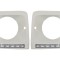 Carcasa faruri Alb cu Lumini de zi dedicate LED DRL Mercedes G-class W463 (1989-2012) G65 Design Chrome Performance AutoTuning