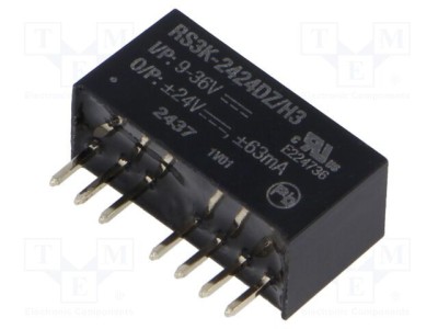 Convertor DC/DC 3W RECOM 9-36VDC la 24VDC și -24VDC foto