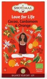Ceai Shotimaa Balance Your Day - Love for Life - cacao, cardamom si portocala bio 16dz