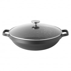 Wok cu capac, 32 cm, Gem Line foto