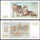 Lituania 1993 - 500 talonas UNC