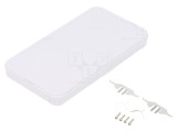 Carcasă Universală ABS Albă IP40 63x115x12mm