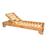 Cumpara ieftin Sezlong Zalka, Pako World, L1, Natural, 66x197x28 cm