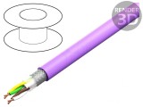 Cablu CAN bus PVC violet 2x2x0,34mm2 250V
