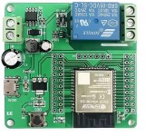 ESP32 Wroom 32E WIFI Bletooth cu releu si alimentare DC7-60V si microusb 5V