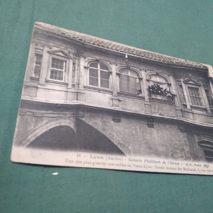 CARTE POSTALA LYON 1921 CIRCULATA