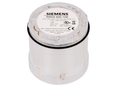 Semnalizator luminos transparent BA15D 12-240VDC IP65 foto