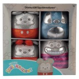 Squishmallows Disney pachet 4 jucarii de plus 12cm