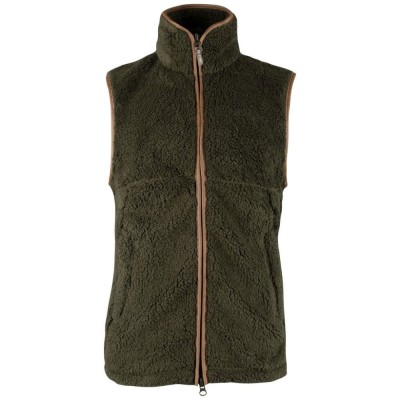 Vestă Jack Pyke Countryman Chunky Fleece Gilet, oliv &amp;icirc;nchis, mărimea L foto