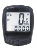Ciclocomputer Bicicleta WAG 13 Functii cu Fir, Viteza, Distanta, Ceas, Autoscan, Negru