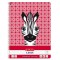 Caiet a4 80f spirala patratele cute animals motiv zebra