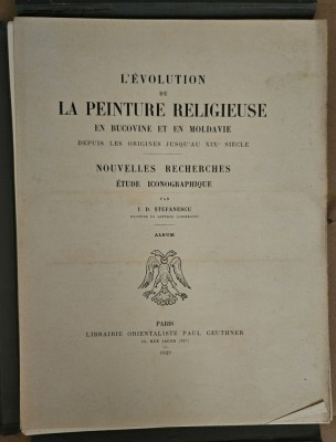 L`EVOLUTION DE LA PEINTURE RELIGIEUSE EN BUCOVINE ET EN MOLDAVIE VI PLANSE foto