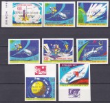 DB1 Cosmos Haiti 1971 NDT Supratipar Apollo 13 8 v. MNH, Nestampilat