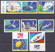 DB1 Cosmos Haiti 1971 NDT Supratipar Apollo 13 8 v. MNH