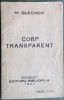 Max Blecher - Corp Transparent (Versuri) - Editie Princeps, Volum de Debut 1934, Bibliofilie