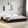 VidaXL Cadru de pat cu sertare negru 200x200 cm lemn prelucrat 3280630