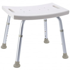 RIDDER Taburet pentru baie, alb, 150 kg, A00601101 foto