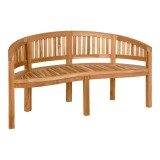 Cumpara ieftin Bancă de grădină Boca, lemn de tec, natural 150x60x85 cm