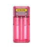 NITECORE Q2 &Icirc;ncărcător rapid cu 2 canale 2A pentru IMR Li-ion-Culoare Roz