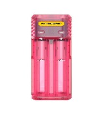 NITECORE Q2 &Icirc;ncărcător rapid cu 2 canale 2A pentru IMR Li-ion-Culoare Roz